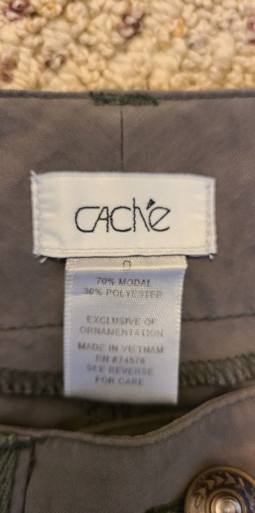 Cache Crop Pants With Ties. - image 2